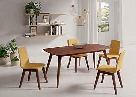 Esstisch HOME AFFAIRE, braun (nussbaum, nussbaum,