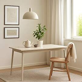 Esstisch HOME AFFAIRE "ROMELIS beige