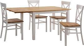 Esstisch HOME AFFAIRE "Samba", weiß