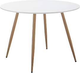 Esstisch John Weiß MDF L/B/H ca. 110/110/76 cm