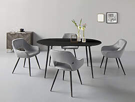 Esstisch LEONIQUE "Eadwine, Topseller Ovaler