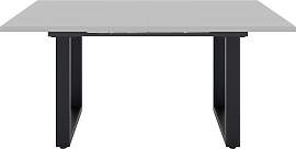 Esstisch MÄUSBACHER, schwarz feinstruktur, glas