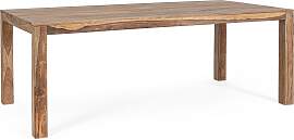 Esstisch Nartan aus Sheesham-Holz, massiv und