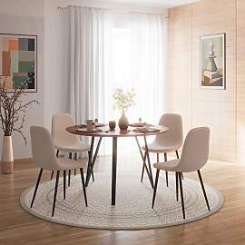 Esstisch rund Malmo in Holz Akazie massiv Ø ca.