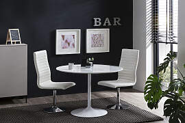 Esstisch SALESFEVER, weiß, B:110cm H:75cm