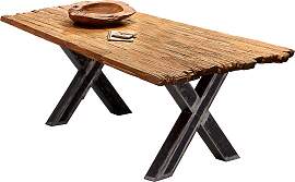 Esstisch SIT, beige (natur, antikschwarz,