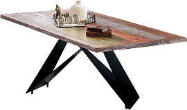 Esstisch SIT, bunt, schwarz, schwarz, bunt,