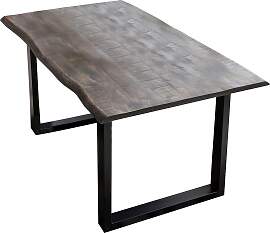 Esstisch SIT, grau (grau, schwarz), B:160cm H:78cm 