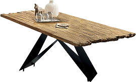 Esstisch SIT, natur, schwarz, schwarz, natur,