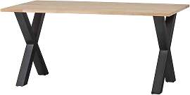 Esstisch Tablo Eiche mit Metallgestell, modernes