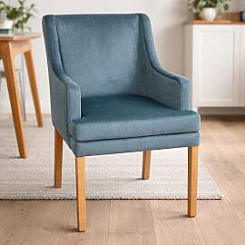 Esszimmer Polsterstuhl Microfaser Samtoptik