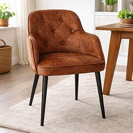 Esszimmer Polsterstuhl NICK mit Knopfsteppung