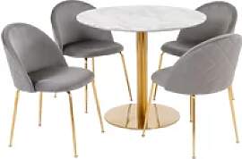Esszimmer-Tisch mit 4 Stühlen House Nordic