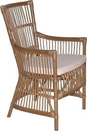 Esszimmersessel, braun, B:55cm H:96cm T:62cm,