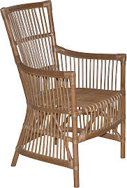 Esszimmersessel, braun, B:55cm H:96cm T:62cm,