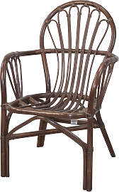 Esszimmersessel, braun, B:60cm H:91cm T:67cm,