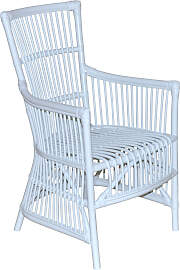 Esszimmersessel, weiß, B:55cm H:96cm T:62cm,