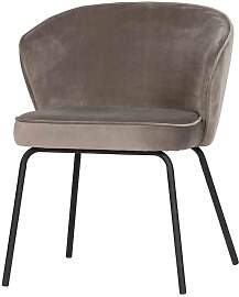 Esszimmerstuhl Admit aus Samt, modernes Design,