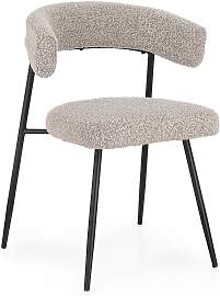Esszimmerstuhl Amaia 4er-Set aus Boucle, modern
