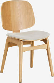 Esszimmerstuhl Aus Holz Canada Braun Natur &