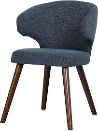 Esszimmerstuhl Cape aus Holz und Mischgewebe,