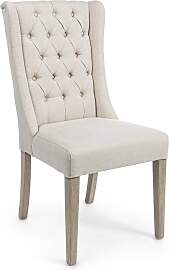 Esszimmerstuhl Columbia aus Eichenholz und Stoff,