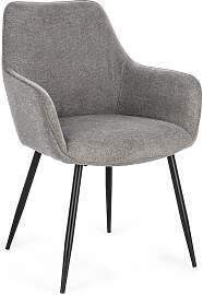 Esszimmerstuhl Cora 2er-Set, Stoff und Metall,