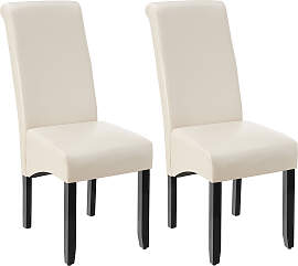 Esszimmerstuhl, ergonomisch, massives Hartholz -