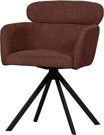 Esszimmerstuhl Fenne aus Webstoff, drehbar und