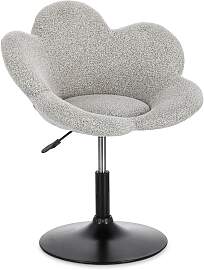 Esszimmerstuhl Fleur 2er-Set, Stoff und Metall,