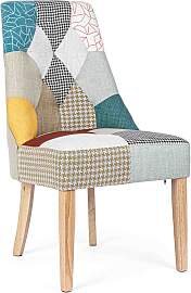 Esszimmerstuhl Galatea Patchwork Design, Retro