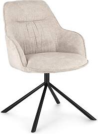 Esszimmerstuhl Grant aus Stoff, modern gepolstert, 