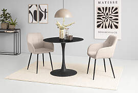 Esszimmerstuhl HELA "HANNA", beige