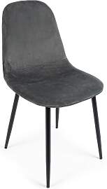 Esszimmerstuhl Irelia aus Samt, modern gepolstert, 