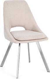 Esszimmerstuhl Kashar aus Stoff, modern