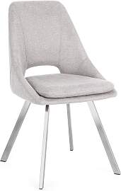 Esszimmerstuhl Kashar aus Stoff, modern