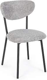 Esszimmerstuhl Ludmilla aus Boucle-Stoff, modern