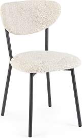 Esszimmerstuhl Ludmilla aus Boucle-Stoff, modern