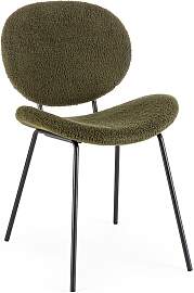 Esszimmerstuhl Maddie Boucle-Stoff, modern