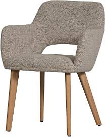 Esszimmerstuhl Murat aus Chenille-Stoff,