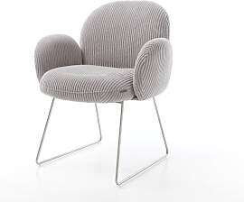 Esszimmerstuhl Nube-Flex mit Armlehnen Cord