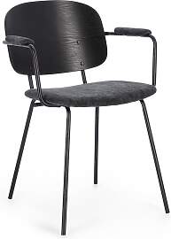 Esszimmerstuhl Sienna aus Stoff, skandinavischer