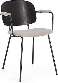 Esszimmerstuhl Sienna aus Stoff, skandinavischer