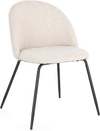 Esszimmerstuhl Tanya 4er-Set aus Boucle, modern