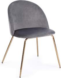Esszimmerstuhl Tanya 4er-Set aus Samt, modern
