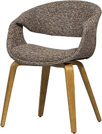 Esszimmerstuhl Yossi aus Webstoff, modernes