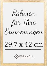 Estancia Goldener Bilderrahmen aus Kiefernholz