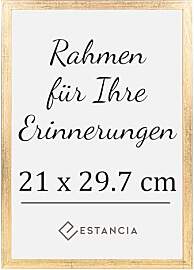 Estancia Goldfarbener Bilderrahmen aus Kiefernholz 