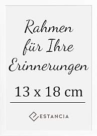 Estancia Weißer Bilderrahmen aus Kiefernholz