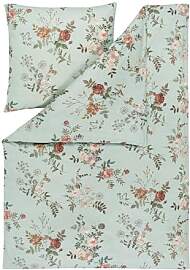 ESTELLA Bettwäsche Perla | Salbei | 135x200 cm +